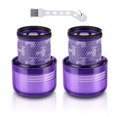 Filter för Dyson V11 V15, 2-pack ersättningsfilter för Dyson V11 V15 SV14 Absolute/Djur/Torque Drive sladdlös dammsugare. Jämför med artikelnummer DY-970013-02