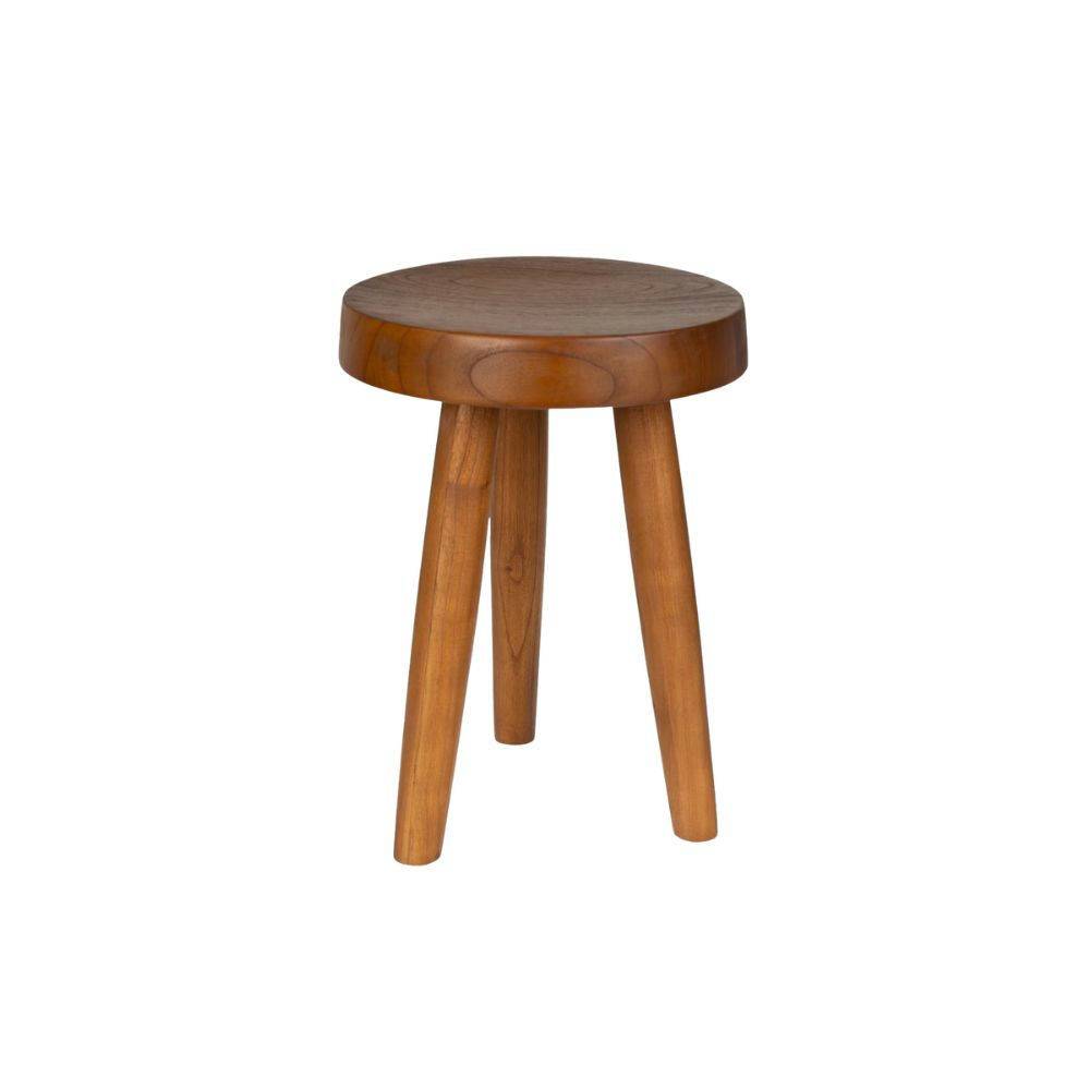 Detjer Charles Stool Large Dark Brown