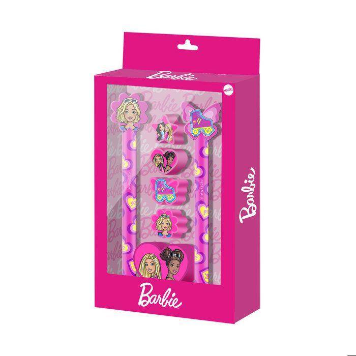 Pack Stylo Gel + Crayon Éterne - Barbie Mix - Rose - Taille Unique