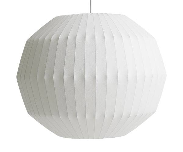 HAY Nelson Angled Sphere Bubble Pendant - Large - Off-White.