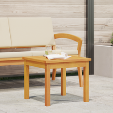 vidaXL Sidebord Akacietræ finish Massivt akacietræ 45 x 45 x 38 cm