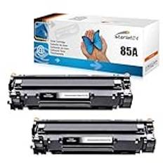 Starlet24 2X 85A toner kompatibel med HP 85A CE285A svart toner för Laserjet Pro P1102W P1109W P1102 P1100 M1132MFP M12NF M1217NFW M1132 M1130 M12 36 M1210 M1210MFP M1134MFP