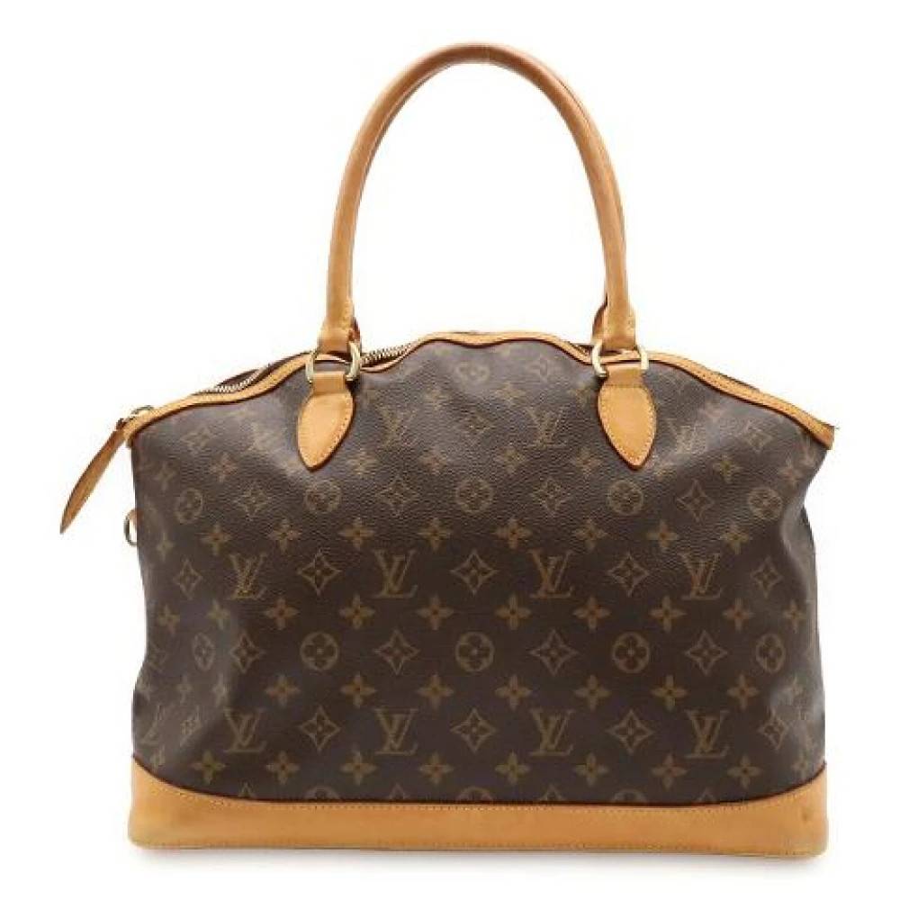 Louis Vuitton Vintage Pre-owned Lockit Monogram Tote Bag - Vintage - Dame - Brun - ONE SIZE - Uld