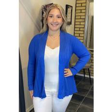 Freequent Claudisse Short Cardigan Dam Nebulas Blue