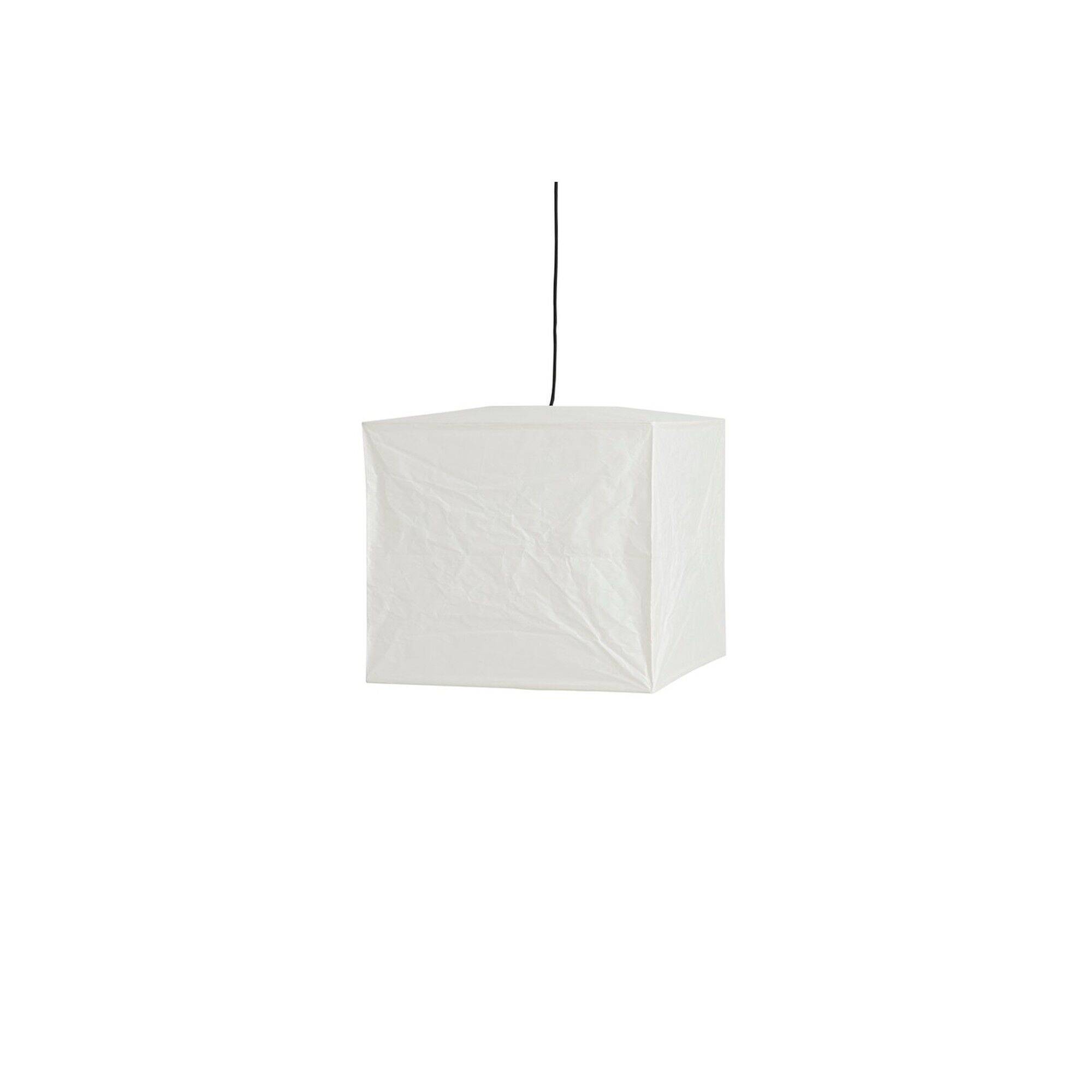 Paper Shade Cube Lampskärm Utan Sladd Classic White - Klassisk vit