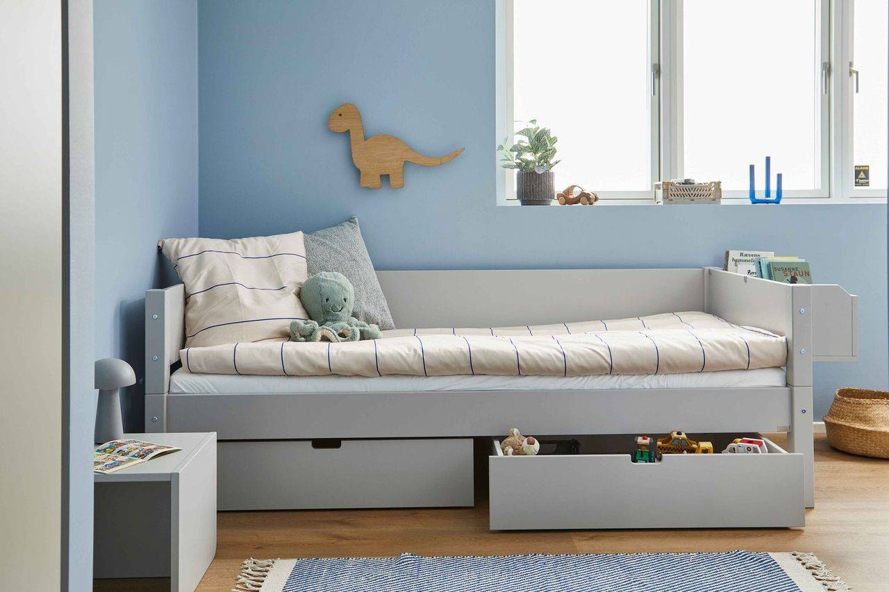 Manis-HSif Enkeltseng med skuffer - 200 cm-90x200