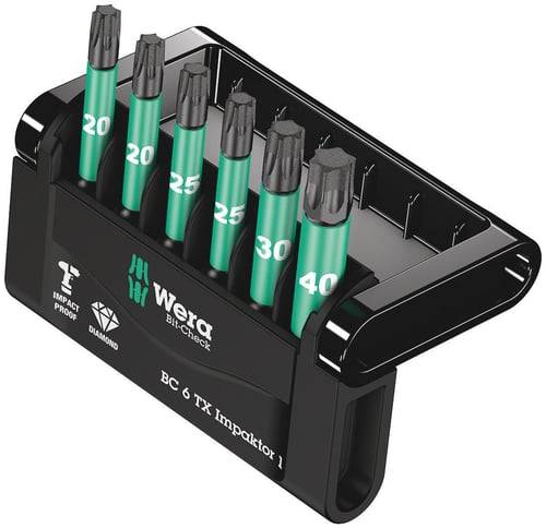 Wera Bit-Check 6 TORX Impaktor 1 Bitssæt 6 dele