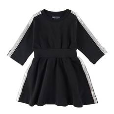 Emporio Armani Kjole - Sort m. Sølv - Emporio Armani - 8 år (128) - Kjole