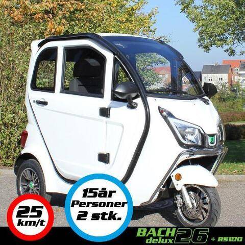 Kabinescooter Bach Delux 26 incl. Batteri RS100