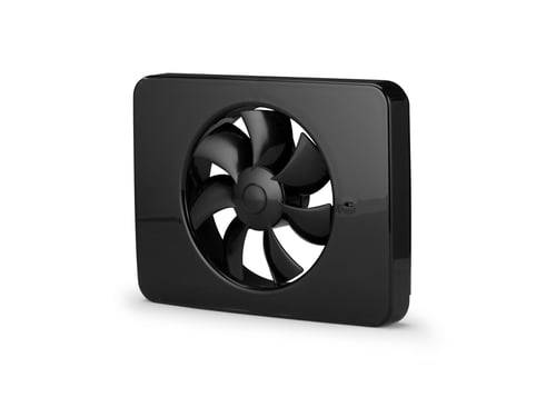 Fresh Intellivent 2.0 sort vådrumsventilator 100/125mm
