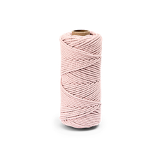 Makramégarn 3ply 3mm rosa 60m