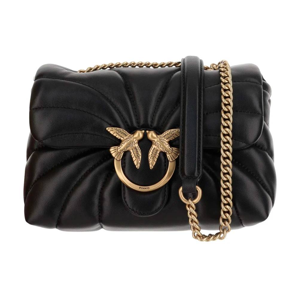 Pinko - Mini Love Puff Butterfly Bag Väskor - Dam - ONE Size - Bomull