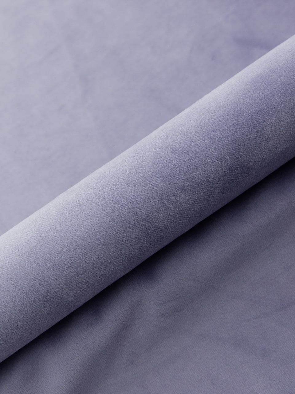 Lavendel Slidstærk Møbelvelour - Polyester - Stof i Metervarer