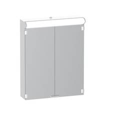 KRISS Skandi LED spejlskab m/2 låger 50cm hvid