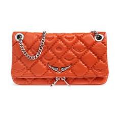 Zadig & Voltaire, Tasker , Dame, Orange, ONE SIZE, Uld, Skuldertaske Rock II