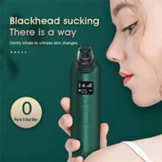 Hot Compress Blackhead Remover Vacuum Suction LED Display Extractor Pore Cleaner Beauty Tools