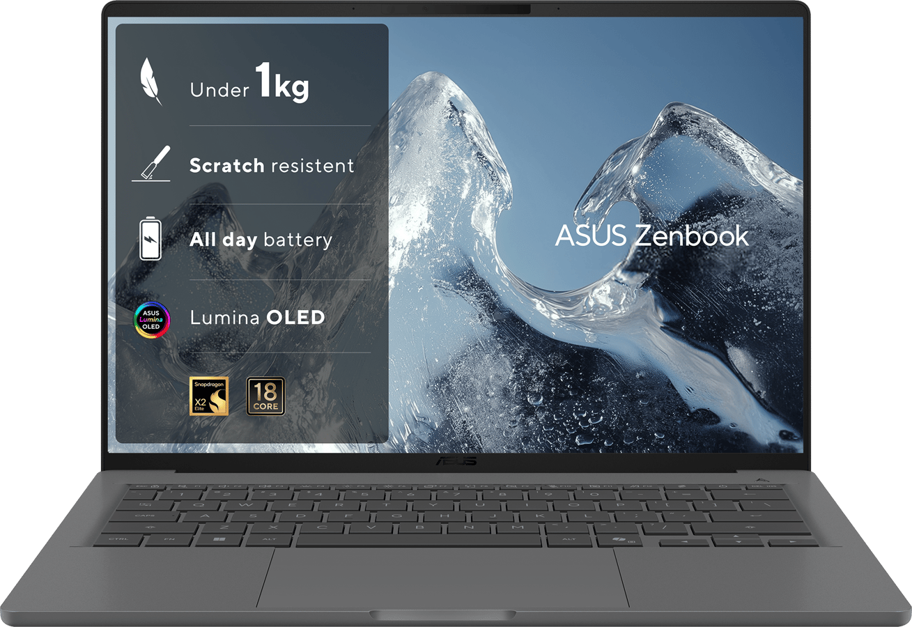 ASUS Zenbook A14 OLED UX3407 - Snapdragon X2 Elite | 32GB | 512GB