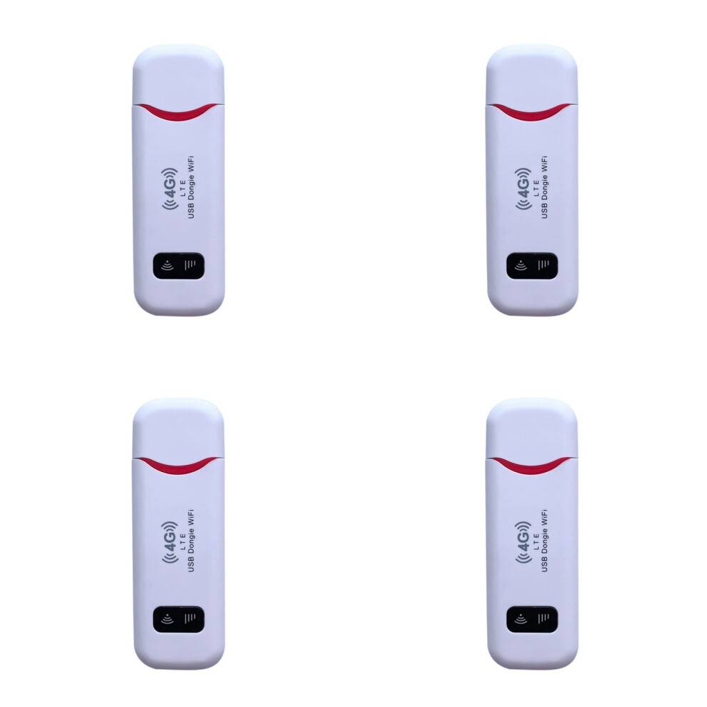 4X 4G LTE Wireless USB Dongle Mobile Hotspot 150Mbps Modem Stick Sim Card Mobile Broadband 4G Router for Car Office
