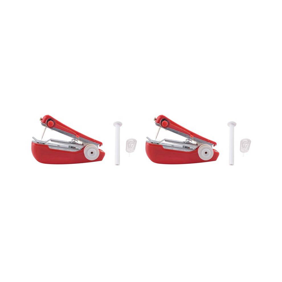 2X Hand Sewing Machine Affordable Pocket Stitch Hand Sewing Machine Manual Sewing Machine for Home Travel Use