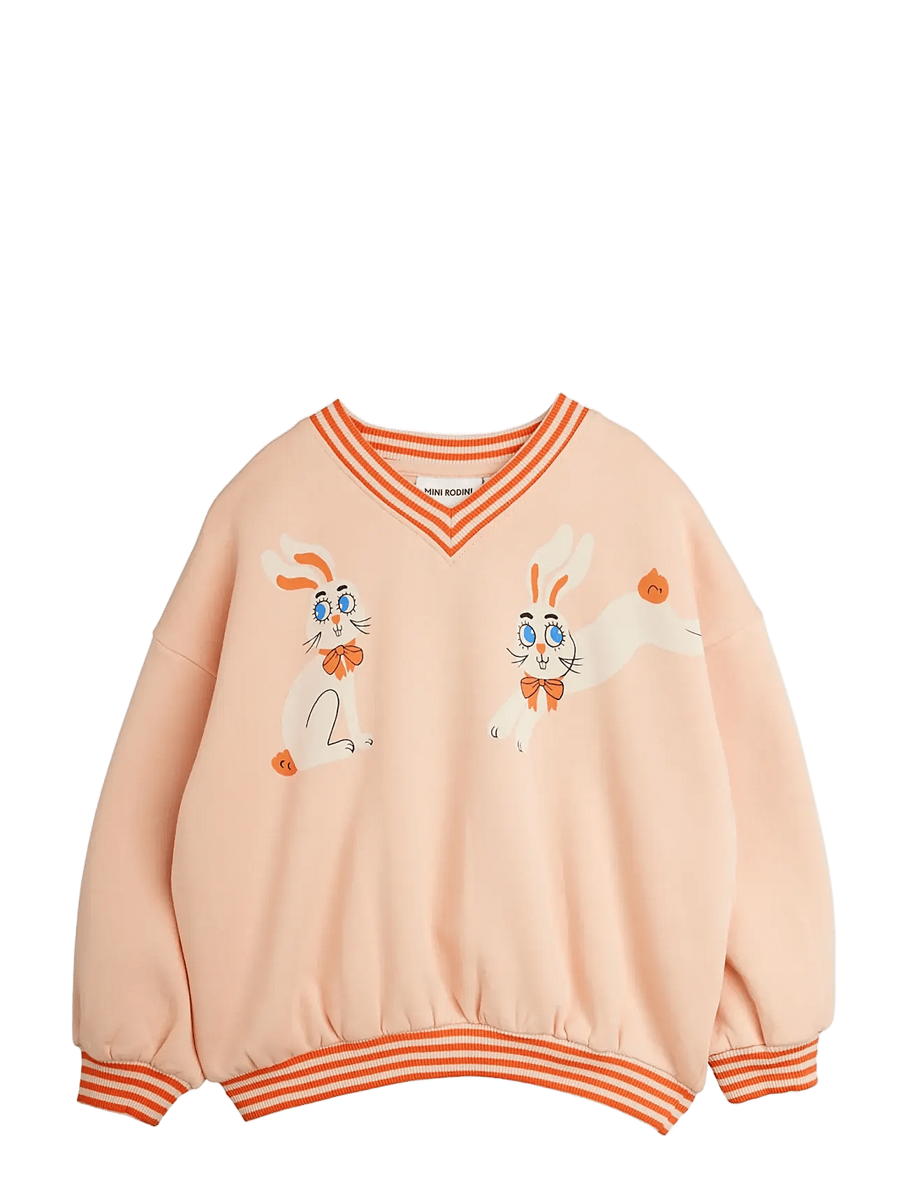 Mini Rodini Rabbits Sp Sweatshirt - Pink - 116/122