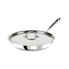 All-Clad 8701005165 rostfritt stål stekpanna med lock, silver