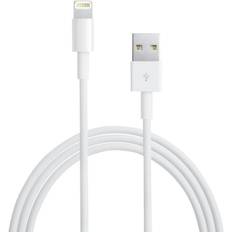 2 Meter højkvalitets Apple Lightning USB-kabel til iPhone & Ipad - black