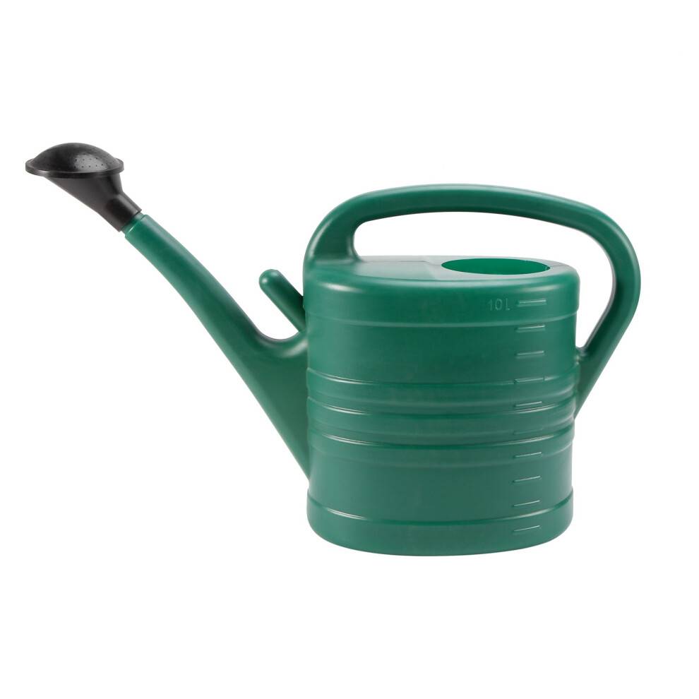 Vattenkanna med Grön 10 Liter 2 Gallons Trädgårdsblomma Vattenflaska Vattenkokare med Handtag Lång Mun