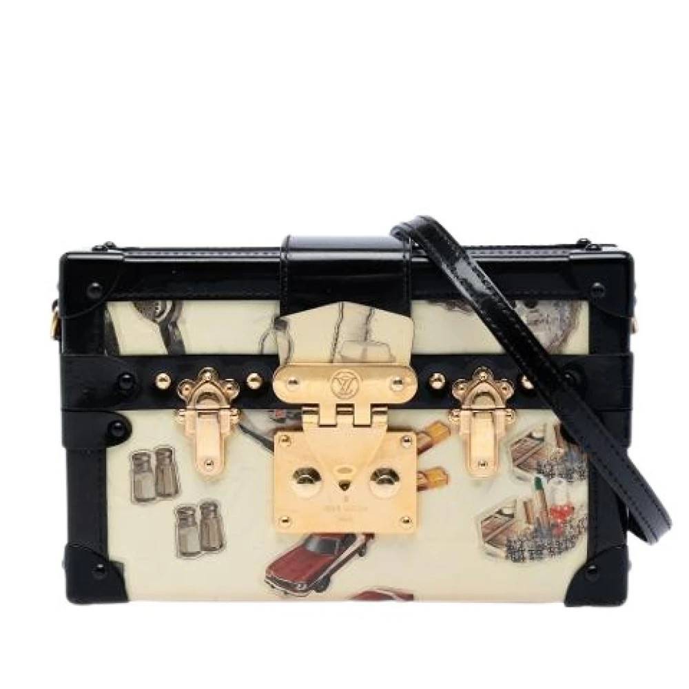 Louis Vuitton Vintage Pre-owned Petite Malle - Vintage - Dame - Beige - ONE SIZE - Uld