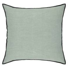 Coussin Coton et Lin déhoussable Linah 45 x 45 cm Atmosphera - Linah Céladon