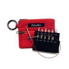 ChiaoGoo TWIST Shorties Mini - Set med ändstickor (12 par, 5 & 8 cm)