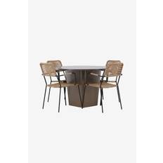 Venture Home - Santa Fe Spisesæt med stole Lindos - Brun