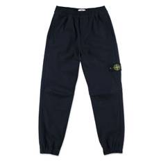 Stone Island Junior - Compass Badge mjukisbyxor - barn - bomull/polyamid/Elastan - 2 - Blå