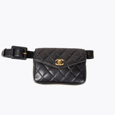 CHANEL Classic Quilted Belt Bag - Black