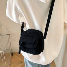 Ladies&#39; Shoulder Bag With Multiple Pockets, Easy To Carry, Suitable For Travel, Daily Commuting, And Other Purposes - Black