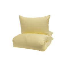 Turiform Enjoy bambus sengetøj 200x220/2x60x63 cm gul