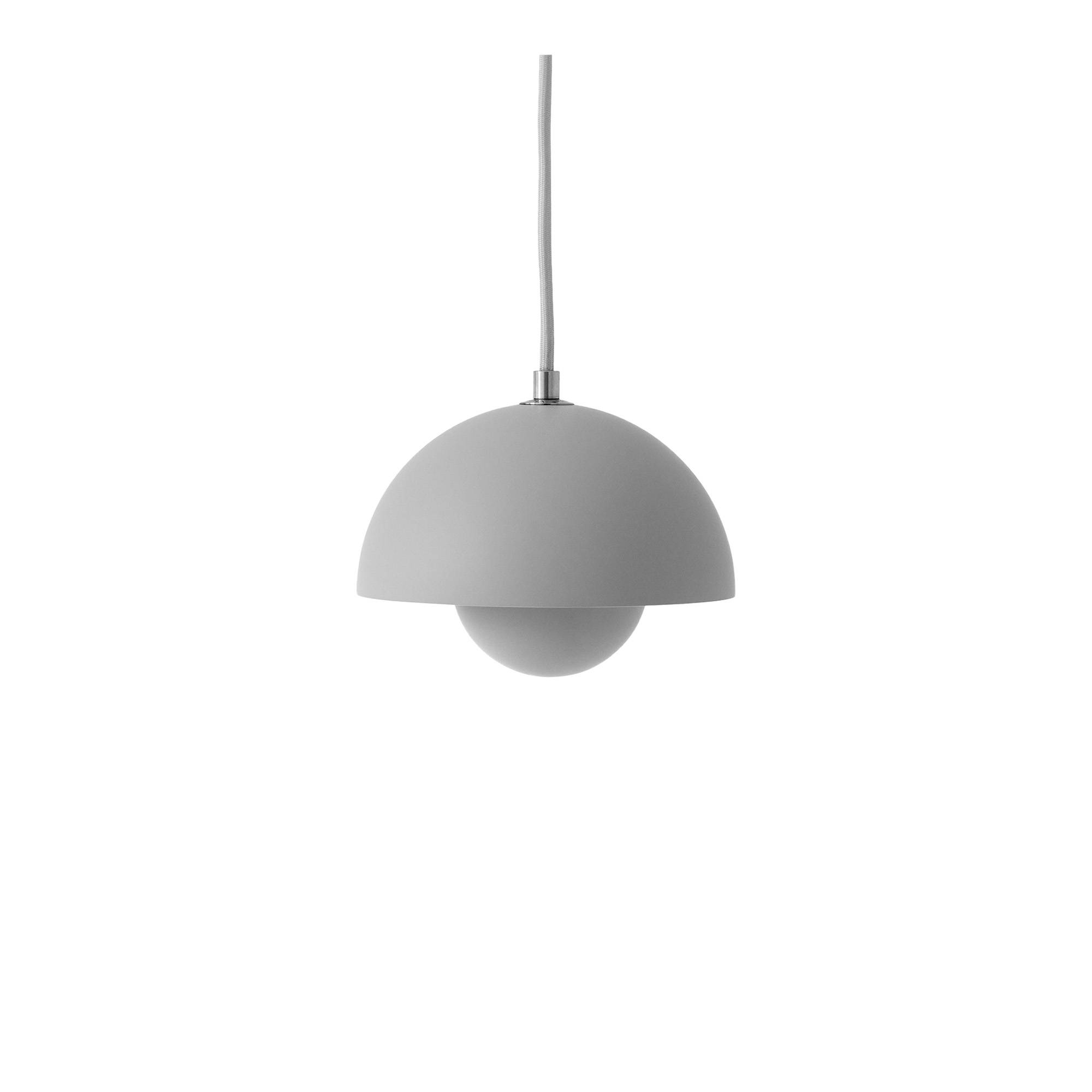 &Tradition - Flowerpot Pendant VP10, Matt Light Grey - Pendellampor - Verner Panton - Grå