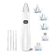 MABSSI Blackhead Remover Pore Vacuum 5 Suction Power,4 Probes Pore Cleaner