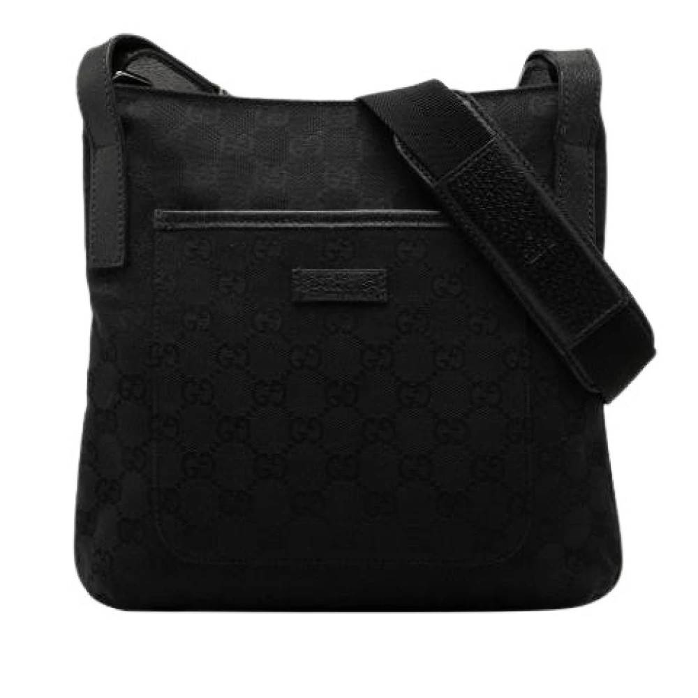 Gucci Vintage - Pre-owned Canvas Crossbody Bag Vintage - Dam - ONE Size - Läder