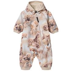 Molo Softshelloverall m. Fleece - Hill - Cheetah Ungar - Molo - 2 år (92) - Softshell