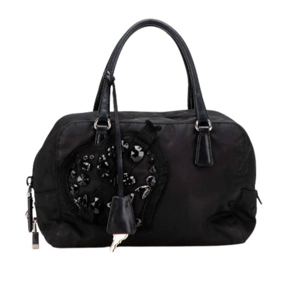 Prada Vintage Pre-owned Nylon Håndtaske - Vintage - Dame - Sort - ONE SIZE - Nylon