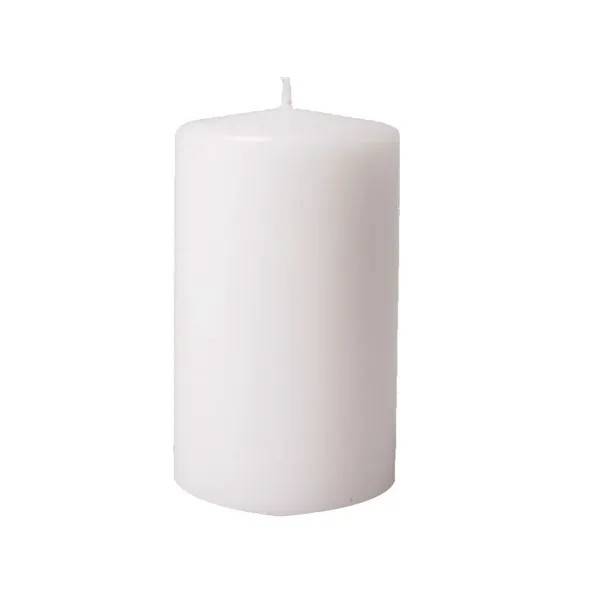 Blockljus Vit 60 timmar, ø7 x 12 cm, 1 st