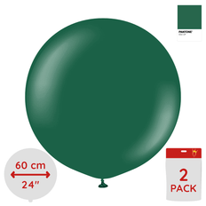 Premium Stora Ballonger Dark Green