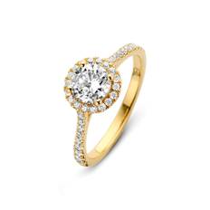 Romance ring, forgyldt - 64