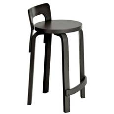 Artek K65 Barstol - Barstole Birk Sort - 28100655