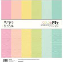 Simple Stories Color Vibe Cardstock Kit12X12 - Lights