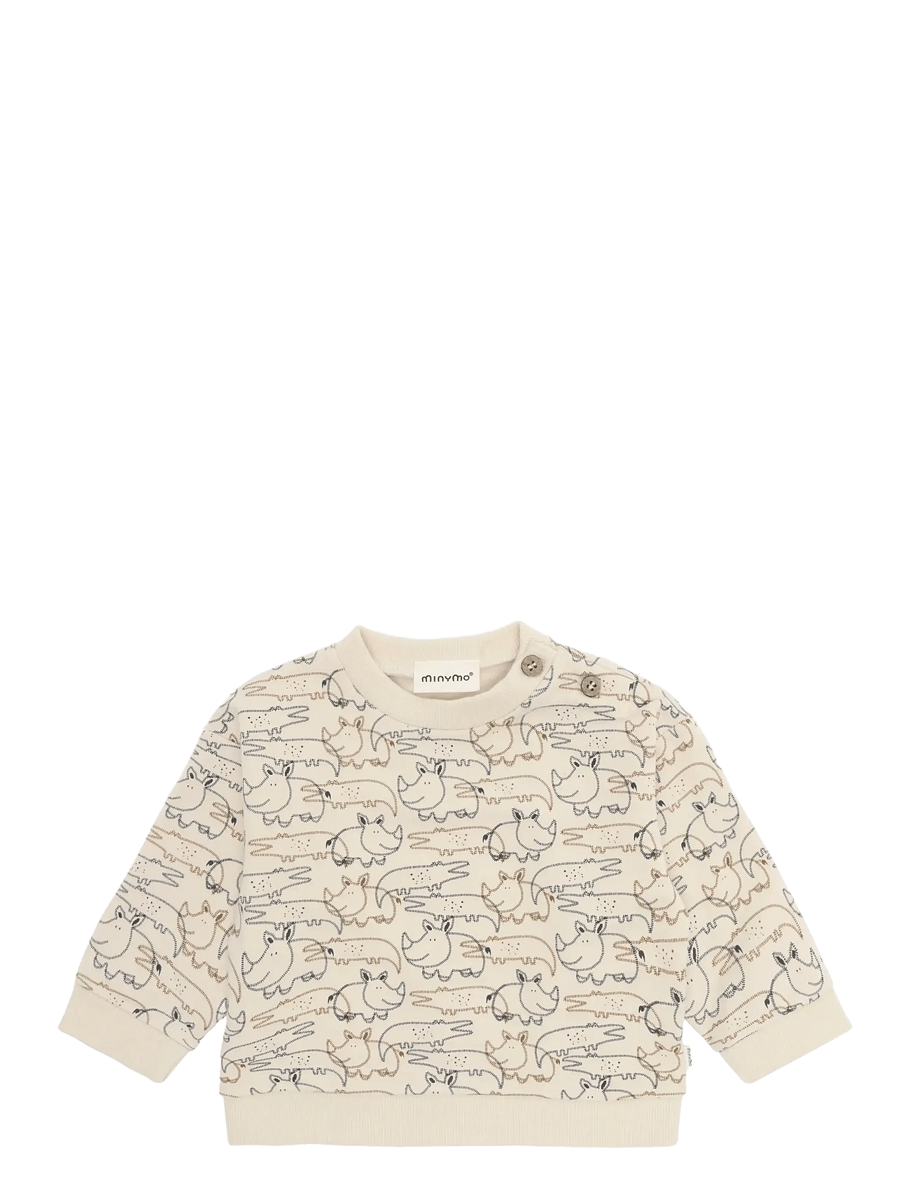 MINYMO Sweatshirt Ls Aop | Cream | 92