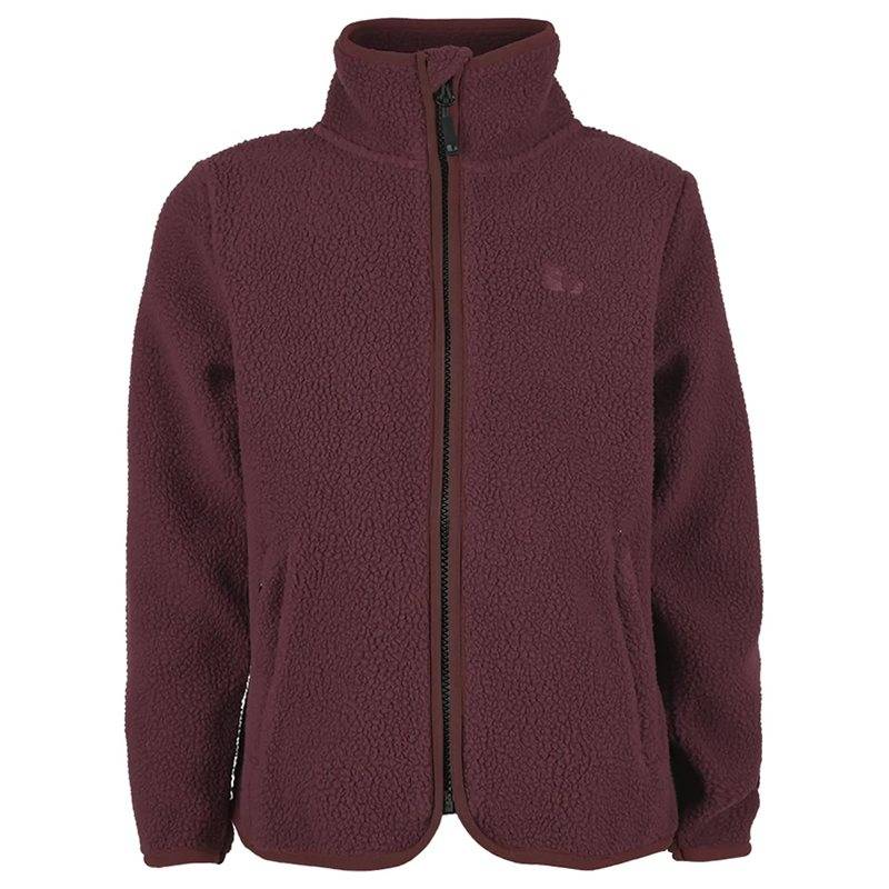 Lindberg Skogsvild Pile Jacket Plum/Plum (150)
