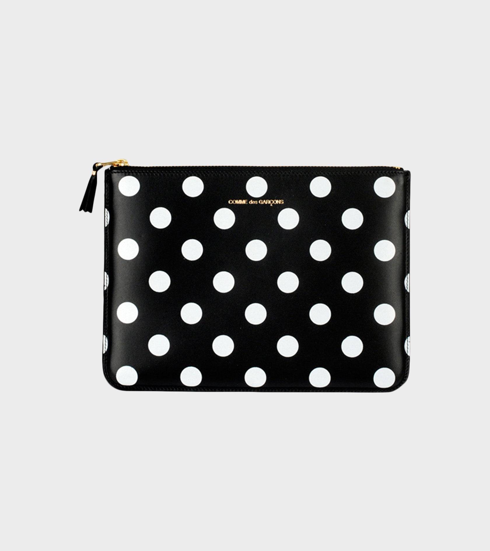 Dots Clutch Black/White