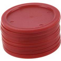 Red air hockey set (8 st . 63 mm air hockey puck)