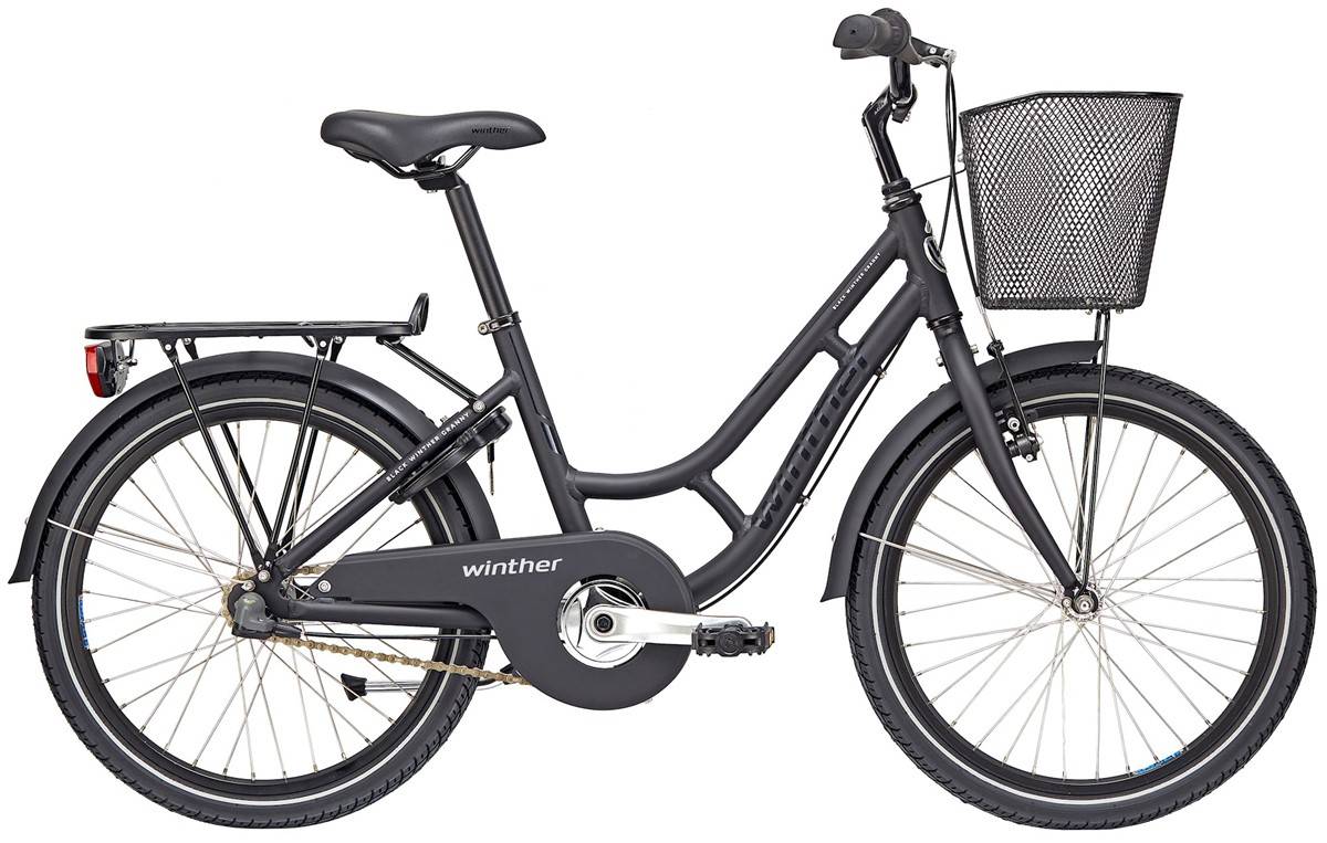 Barncykel Black Winther 250 Alu Granny 3vxl